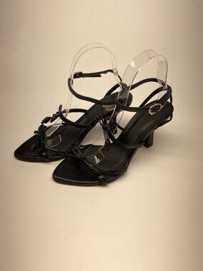 ALOHAS Womens Malia Ankle Strap Bow Pointed Toe Sandal Sz 6.5